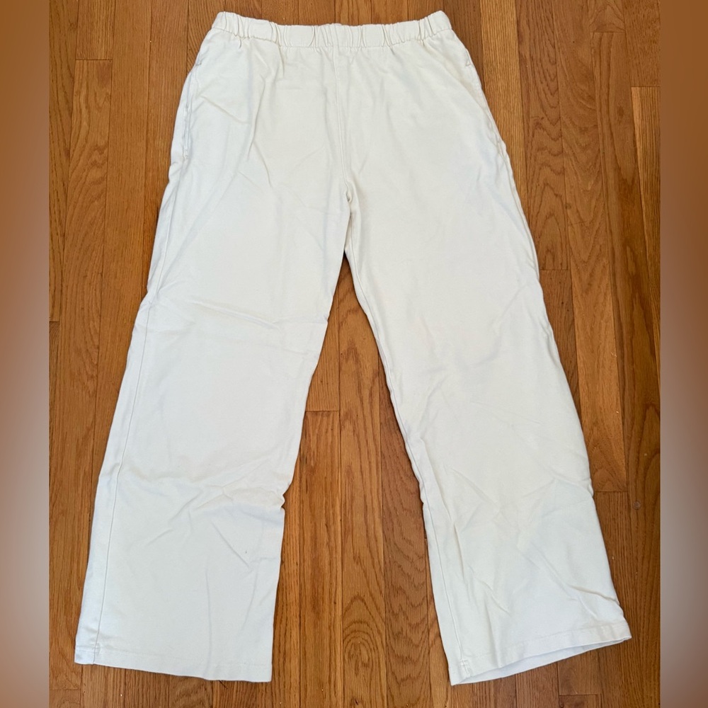 Brandy Melville Cream Sweatpants